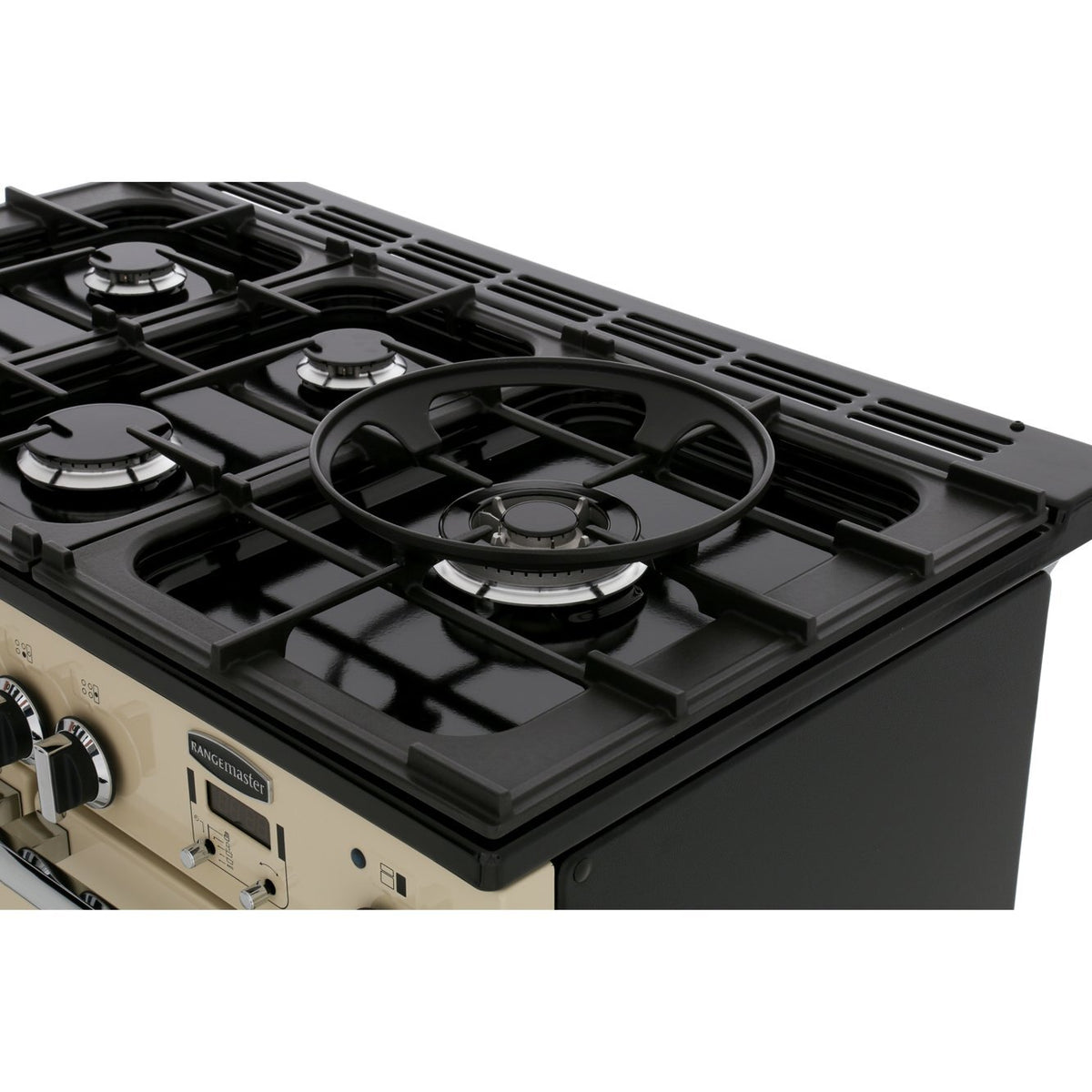Rangemaster PDL100DFFCR/C Professional Deluxe Cream / Chrome 100cm Dual Fuel Range Cooker - product image 16