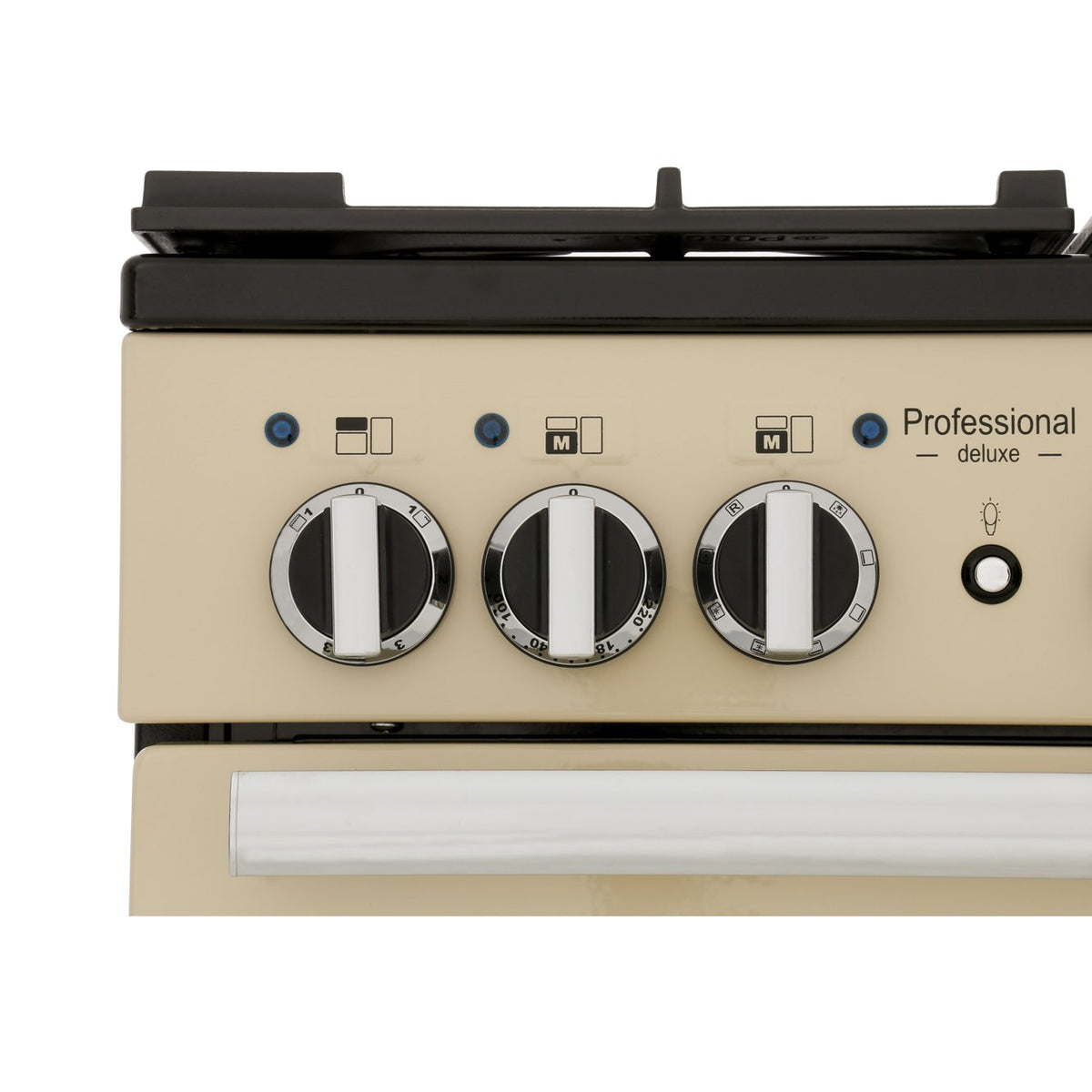 Rangemaster PDL100DFFCR/C Professional Deluxe Cream / Chrome 100cm Dual Fuel Range Cooker - product image 7