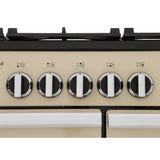 Rangemaster PDL100DFFCR/C Professional Deluxe Cream / Chrome 100cm Dual Fuel Range Cooker - product image 8