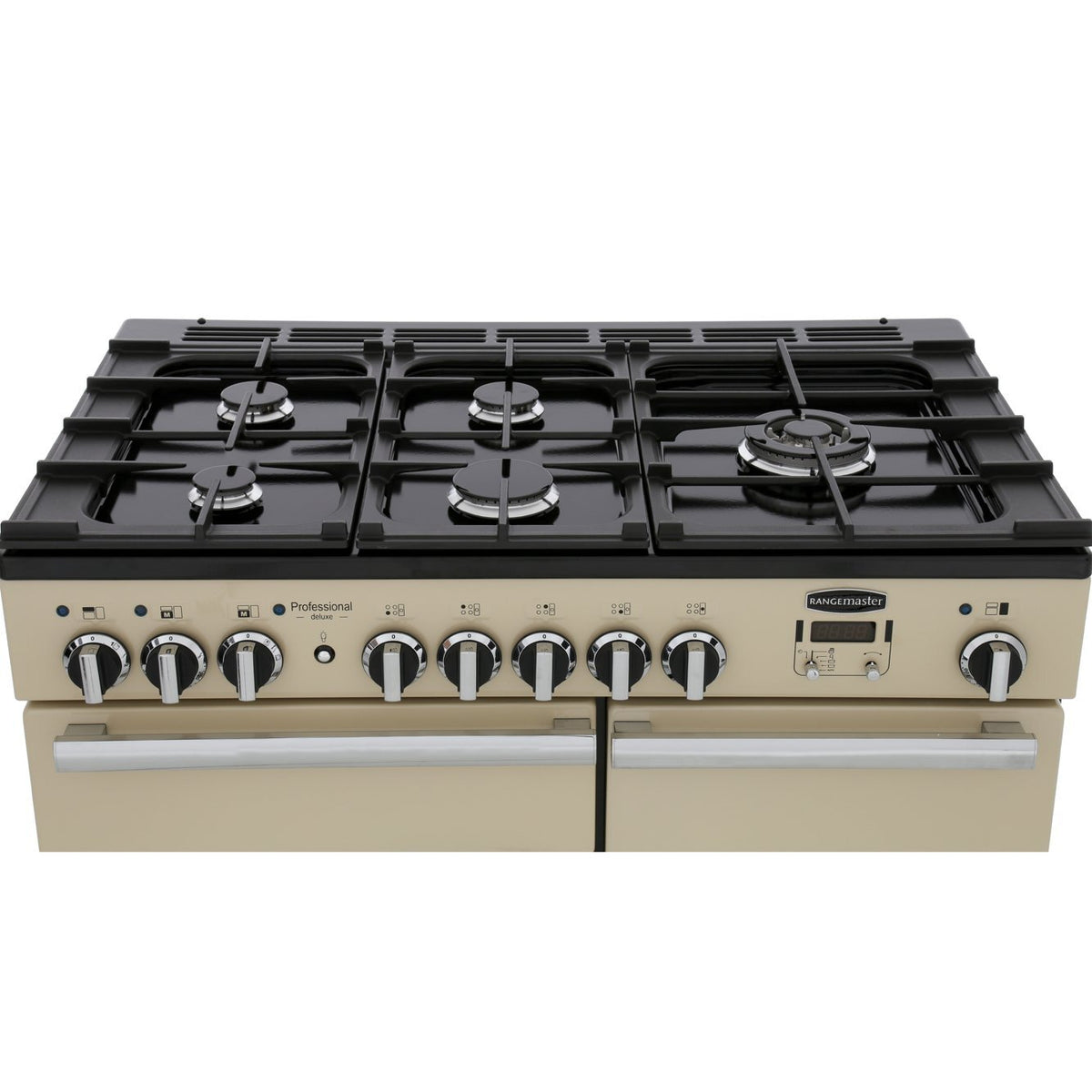 Rangemaster PDL100DFFCR/C Professional Deluxe Cream / Chrome 100cm Dual Fuel Range Cooker - product image 10