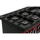 Rangemaster PDL100DFFCY/C Professional Deluxe Cranberry / Chrome 100cm Dual Fuel Range Cooker - product image 14