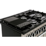 Rangemaster PDL90DFFCY/C Professional Deluxe Cranberry / Chrome 90cm Dual Fuel Range Cooker - product image 13