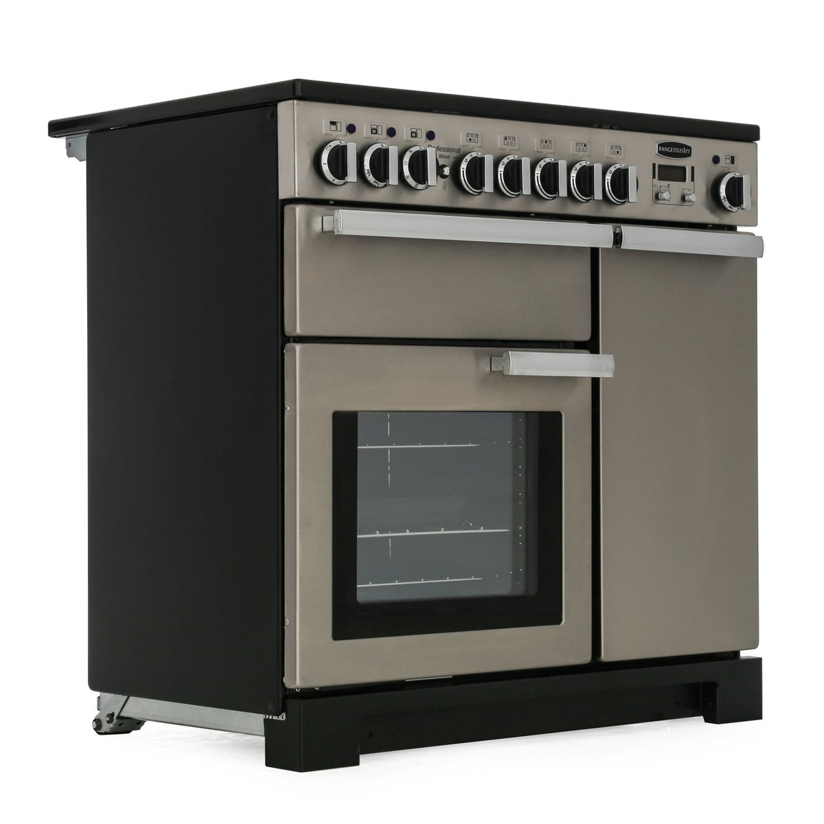 Rangemaster PDL90EISS/C Professional Deluxe Stainless Steel / Chrome 90cm Induction Range Cooker - product image 3