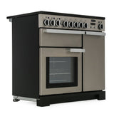 Rangemaster PDL90EISS/C Professional Deluxe Stainless Steel / Chrome 90cm Induction Range Cooker - product image 3