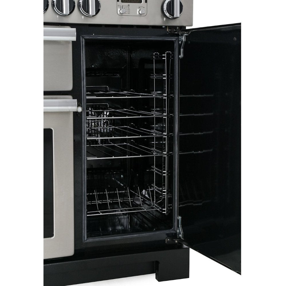 Rangemaster PDL90EICR/C Professional Deluxe Cream / Chrome 90cm Induction Range Cooker - product image 6