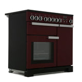 Rangemaster PDL90EICY/C Professional Deluxe Cranberry / Chrome 90cm Induction Range Cooker - product image 4