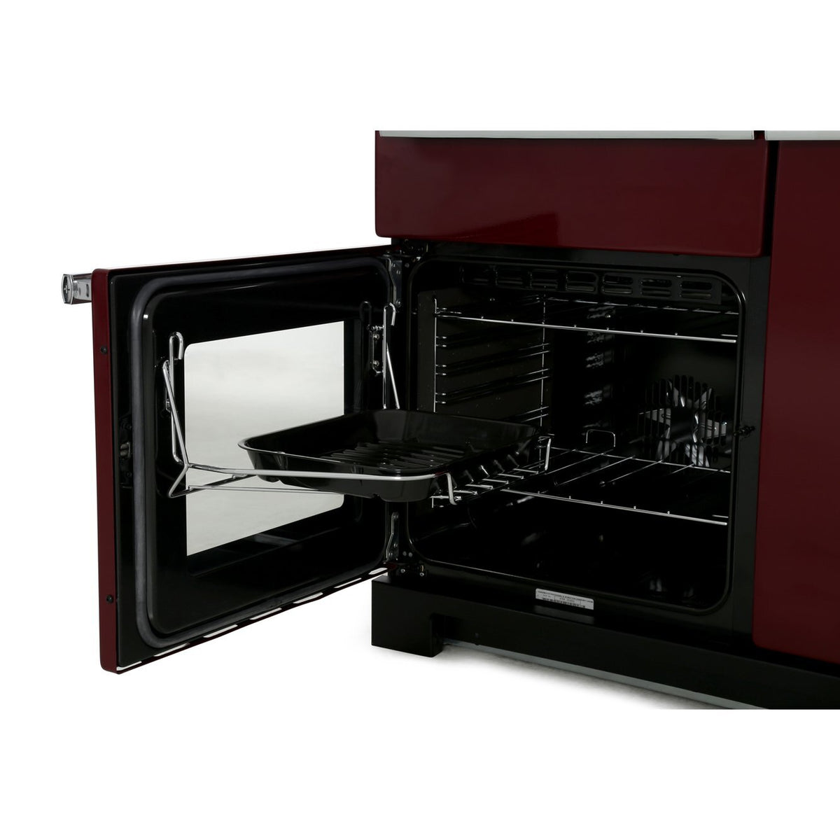 Rangemaster PDL90EICY/C Professional Deluxe Cranberry / Chrome 90cm Induction Range Cooker - product image 7