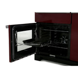 Rangemaster PDL90EICY/C Professional Deluxe Cranberry / Chrome 90cm Induction Range Cooker - product image 7