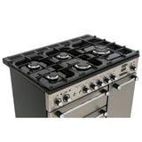 Rangemaster KCH90DFFSS/C Kitchener Stainless Steel / Chrome 90cm Dual Fuel Range Cooker - product image 13