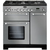 Rangemaster KCH90DFFSS/C Kitchener Stainless Steel / Chrome 90cm Dual Fuel Range Cooker - product image 1