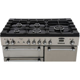 Rangemaster KCH100DFFBL/C Kitchener Black / Chrome 100cm Dual Fuel Range Cooker - product image 14