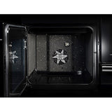 Rangemaster KCH100DFFBL/C Kitchener Black / Chrome 100cm Dual Fuel Range Cooker - product image 5