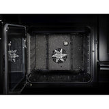 Rangemaster KCH100DFFBL/C Kitchener Black / Chrome 100cm Dual Fuel Range Cooker - product image 6