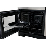 Rangemaster KCH100DFFBL/C Kitchener Black / Chrome 100cm Dual Fuel Range Cooker - product image 7