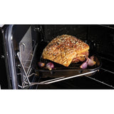 Rangemaster KCH100DFFBL/C Kitchener Black / Chrome 100cm Dual Fuel Range Cooker - product image 8