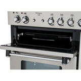 Rangemaster KCH100DFFBL/C Kitchener Black / Chrome 100cm Dual Fuel Range Cooker - product image 10
