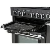 Rangemaster PDL100DFFWH/C Professional Deluxe White / Chrome 100cm Dual Fuel Range Cooker - product image 6