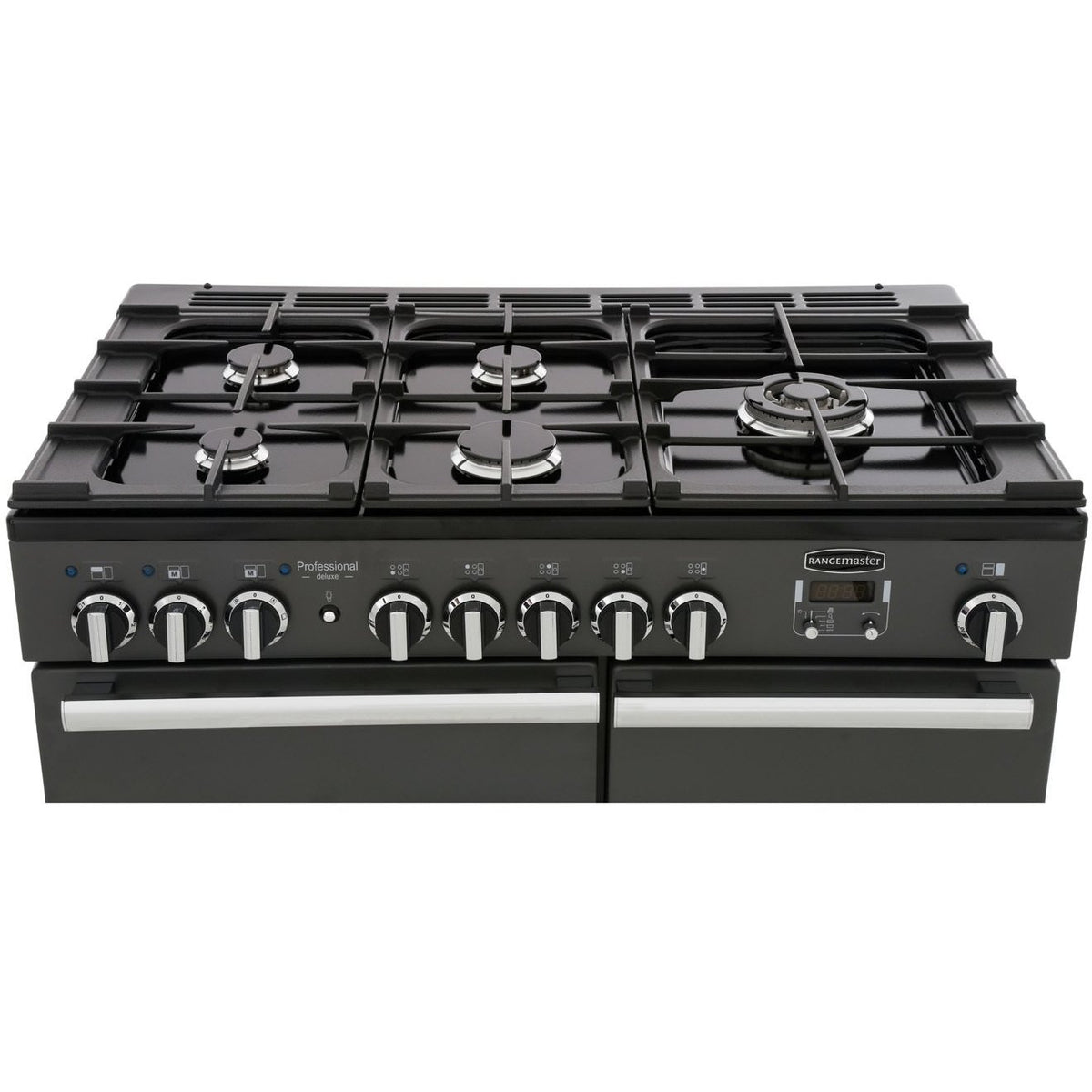 Rangemaster PDL100DFFWH/C Professional Deluxe White / Chrome 100cm Dual Fuel Range Cooker - product image 10