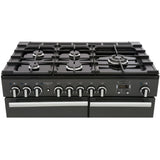 Rangemaster PDL100DFFWH/C Professional Deluxe White / Chrome 100cm Dual Fuel Range Cooker - product image 10