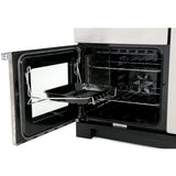 Rangemaster PDL90DFFWH/C Professional Deluxe White / Chrome 90cm Dual Fuel Range Cooker - product image 4