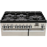 Rangemaster PDL90DFFWH/C Professional Deluxe White / Chrome 90cm Dual Fuel Range Cooker - product image 10