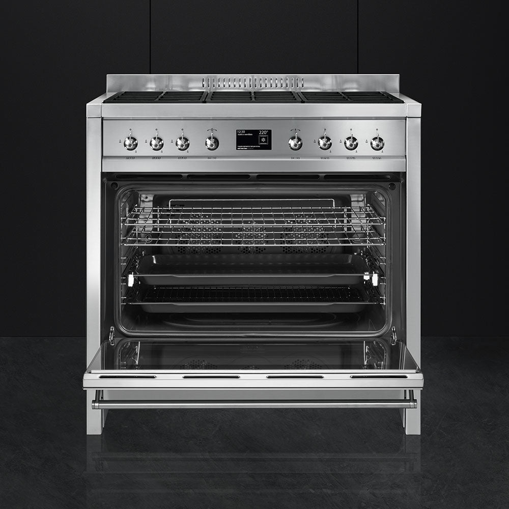 Smeg A1-9 Opera 90cm Dual Fuel Range Cooker - product image 4