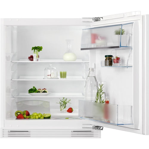 134L Built- Under counter Larder Fridge, White - AEG NSK6I82EF