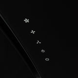90cm Black Angled Cooker Hood / Extractor Fan - SIA AT91BL - London Houseware - 6
