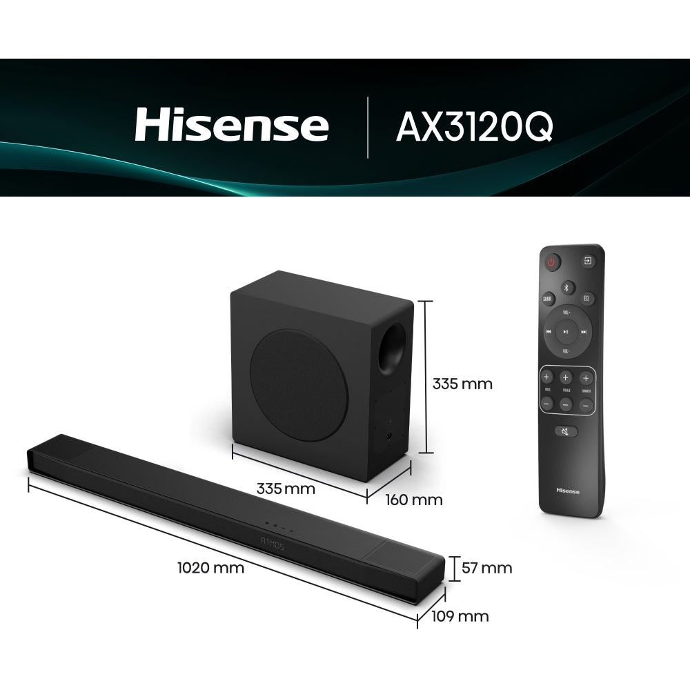 Hisense AX3120Q Sound Bar - product image 3