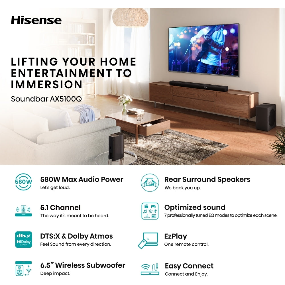 Hisense AX5100Q Sound Bar - product image 5