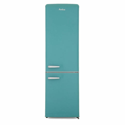 55Cm Retro Fridge Freezer 60/40 Split, Duck Egg Blue - Amica FKR29653DEB
