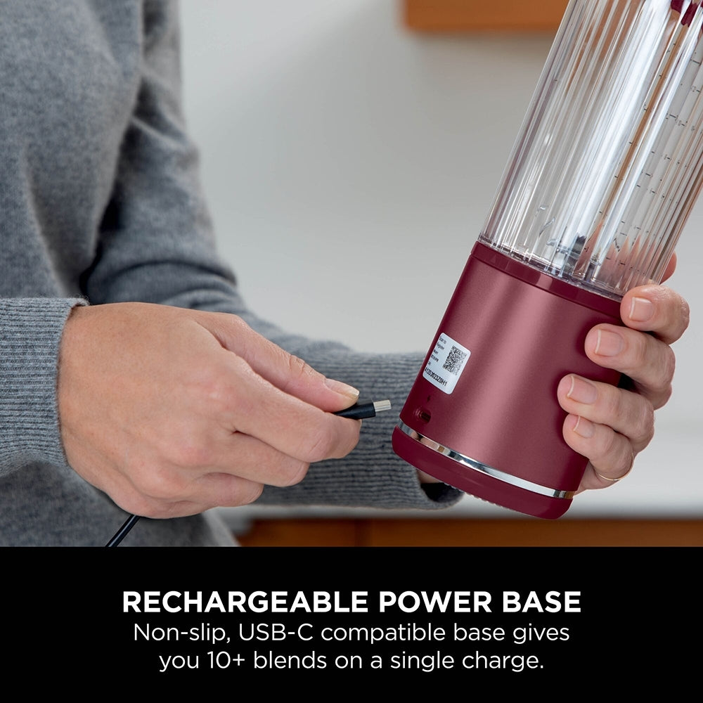 Ninja BC151UKCR Blast Cordless Portable Blender, Cranberry - product image 11