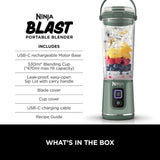 Ninja BC151UKEM Blast Cordless Portable Blender, Forest Green - product image 6