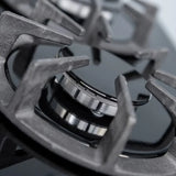 30cm Black Gas Hob 2 Burner - SIA BGH30BL - London Houseware - 4