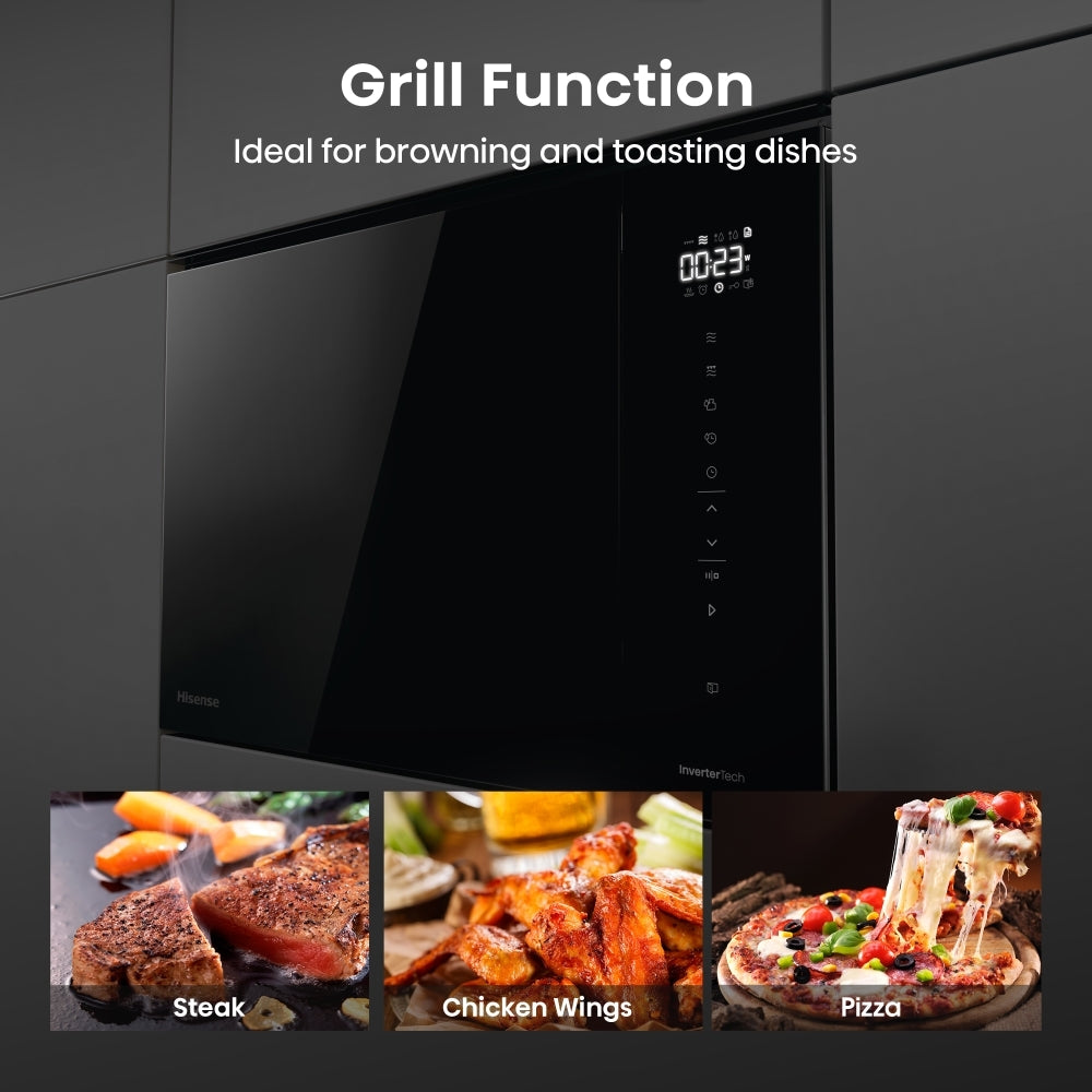 Hisense BIM325GI63DBGUK Hi6 BlackLine Microwave - product image 6
