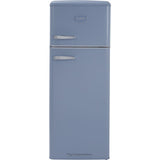162L Sea Holly Retro Fridge Freezer, 80/20, Blue - CDA Betty - London Houseware - 1
