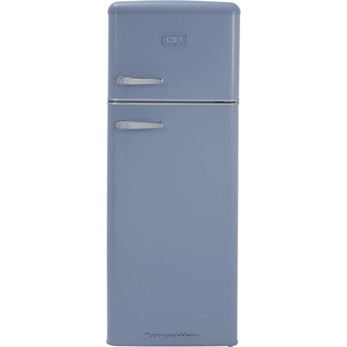 162L Sea Holly Retro Fridge Freezer, 80/20, Blue - CDA Betty