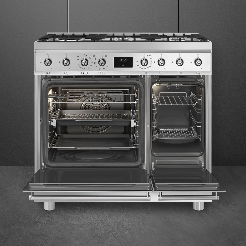 Smeg C92GPX2 Symphony Classic 90cm Dual Fuel Range Cooker - product image 2