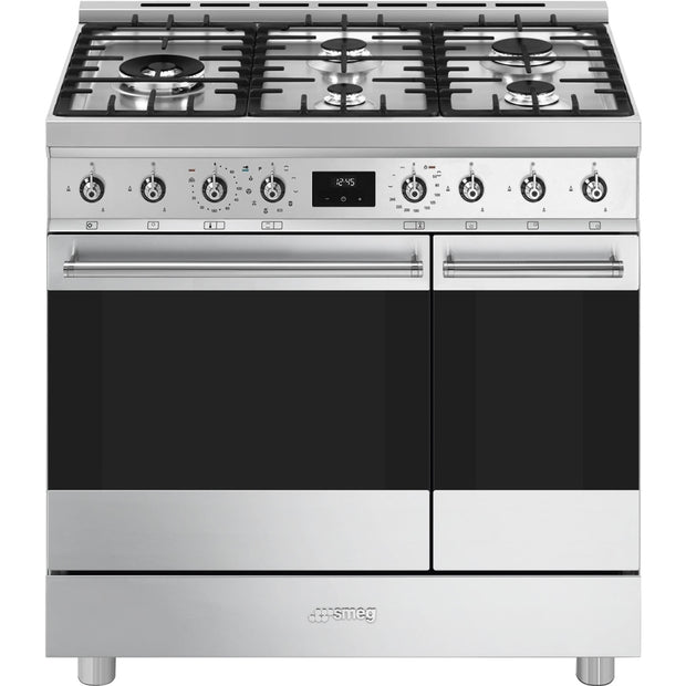 Smeg C92GPX2 Symphony Classic 90cm Dual Fuel Range Cooker - product image 1