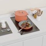 CIARRA 29cm Built-in Induction Hob 2 Zone 2900W Electric Cooktop with UK Plug & Child Lock CBBIH292T-OW