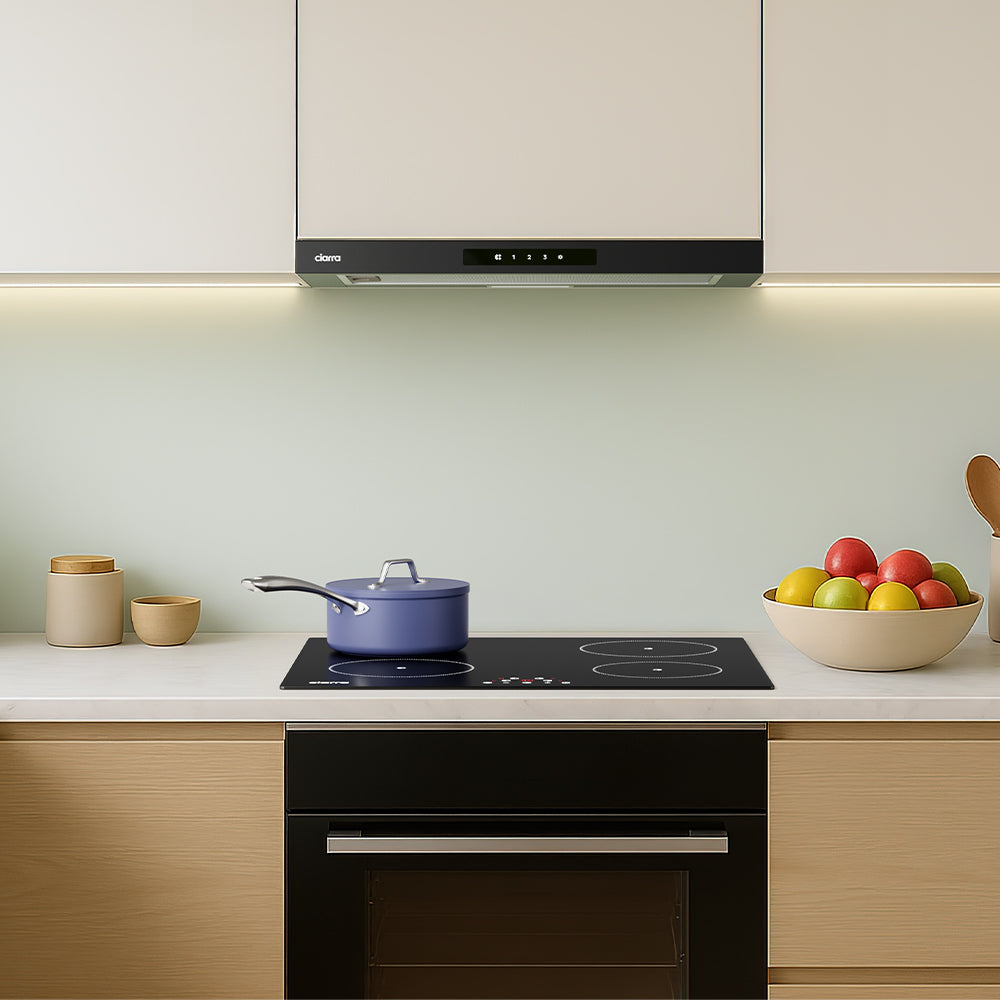 CIARRA 60cm Built-in Telescopic Cooker Hood CBCB6909A-OW | A+ Rated, Touch Control, LED
