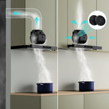CIARRA 60cm Built-in Telescopic Cooker Hood CBCB6909A-OW | A+ Rated, Touch Control, LED