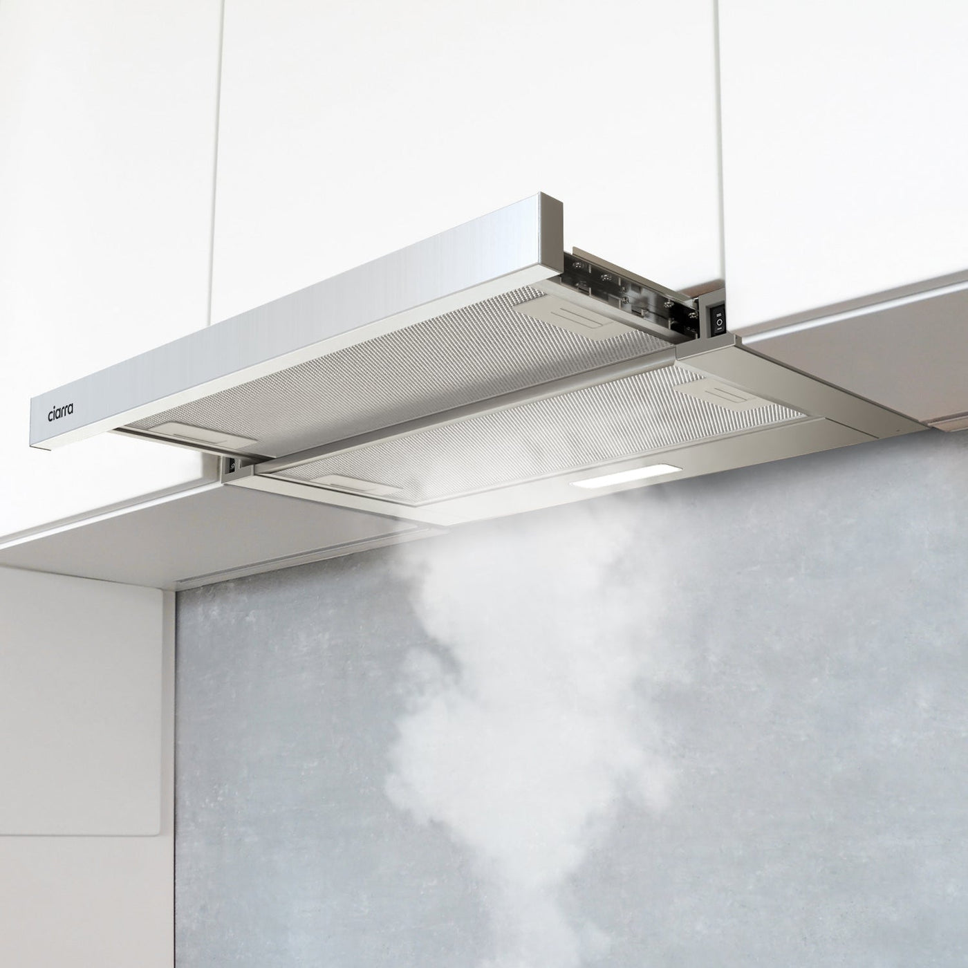 CIARRA 60cm Telescopic Cooker Hood CBCS6906D-OW