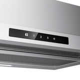 CIARRA 60cm Grey Built-in Telescopic Cooker Hood CBCS6909A-OW | A+ Rated, Touch Control, LED