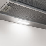 CIARRA 60cm Grey Built-in Telescopic Cooker Hood CBCS6909A-OW | A+ Rated, Touch Control, LED