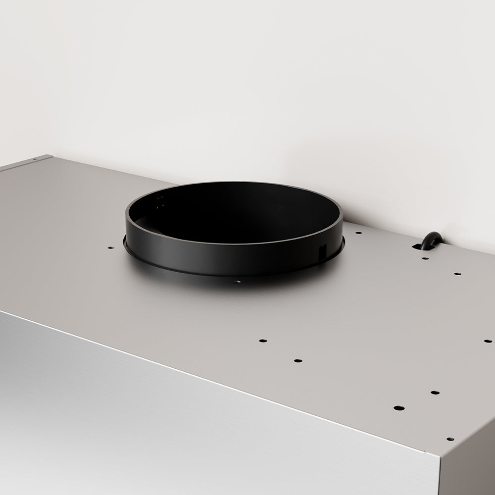 CIARRA 60cm Grey Built-in Telescopic Cooker Hood CBCS6909A-OW | A+ Rated, Touch Control, LED