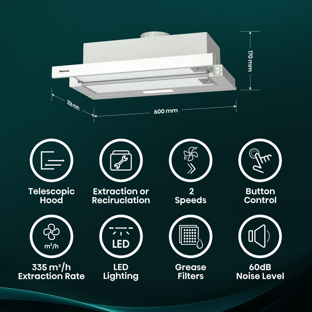 Hisense CH6T10BXUK Cooker Hood - product image 2