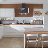 Ciarra Limited Set: 60cm Angled Cooker Hood + 4-zone Induction Hob with Boost