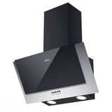 CIARRA 60cm Angled Cooker Hood LED Lights CBCB6736C-OW