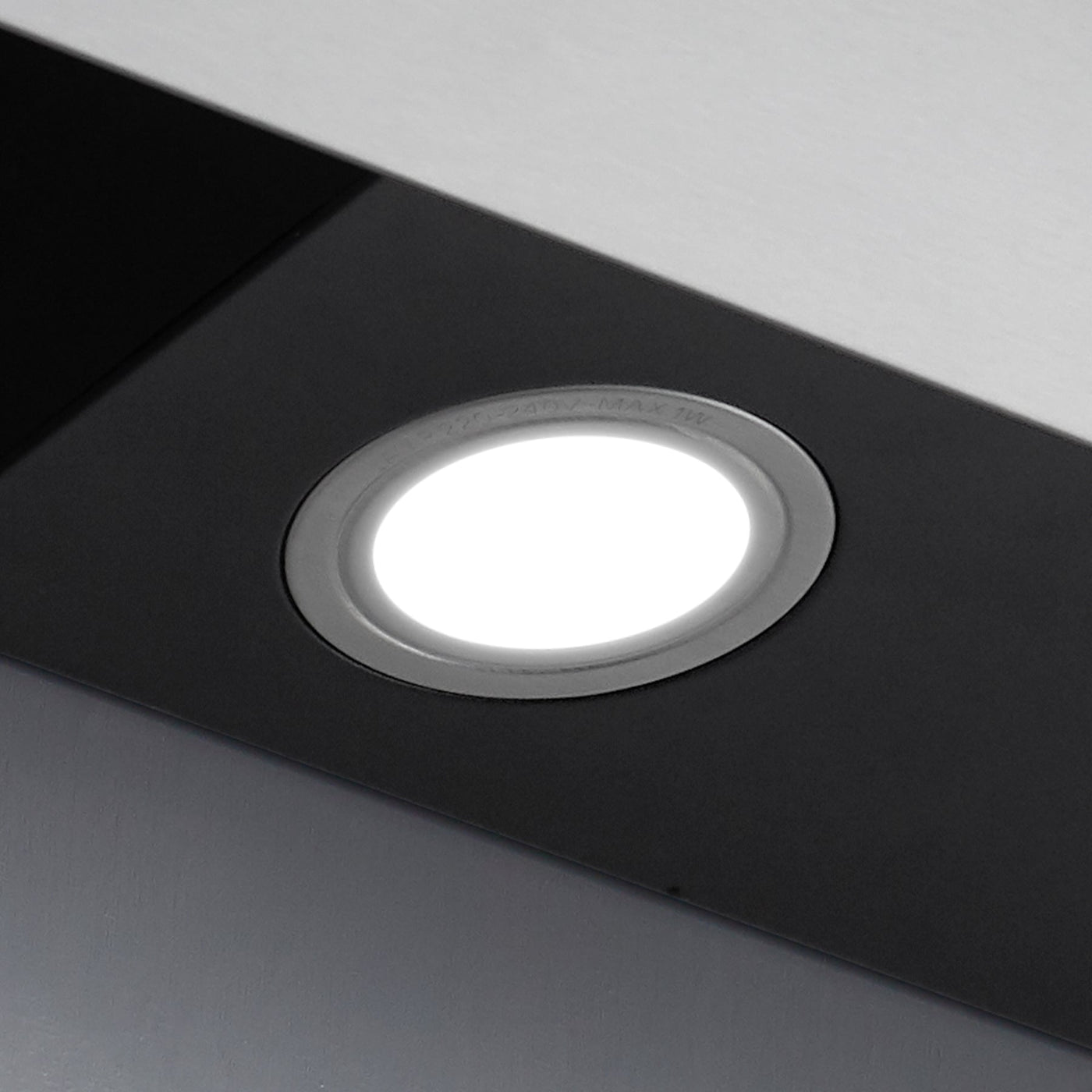 CIARRA 60cm Angled Cooker Hood LED Lights CBCB6736C-OW
